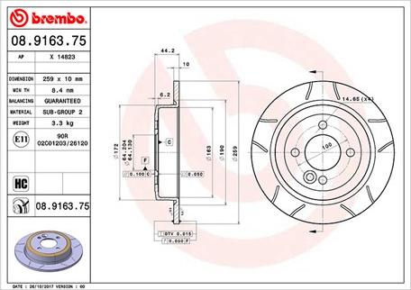 Magneti Marelli 360406002805 - Bremžu diski www.autospares.lv