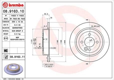 Magneti Marelli 360406002800 - Bremžu diski www.autospares.lv