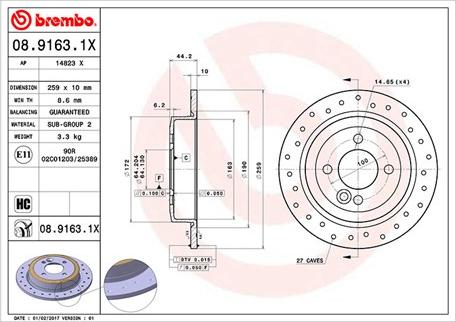 Magneti Marelli 360406002802 - Bremžu diski www.autospares.lv