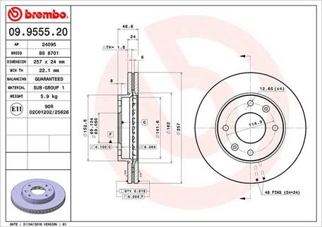 Magneti Marelli 360406019700 - Bremžu diski www.autospares.lv