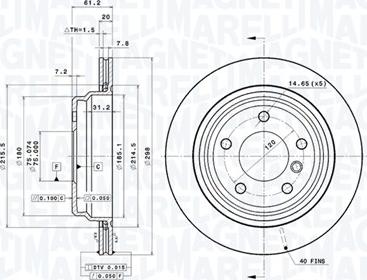 Magneti Marelli 360406016501 - Bremžu diski www.autospares.lv