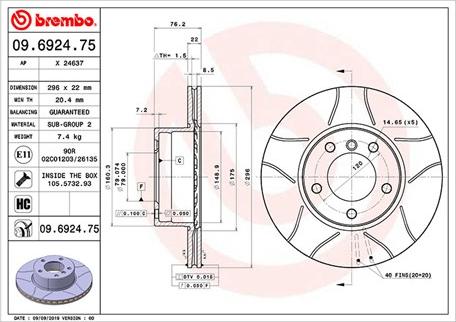 Magneti Marelli 360406016305 - Bremžu diski www.autospares.lv