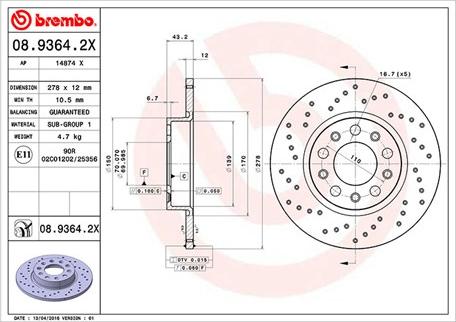 Magneti Marelli 360406011402 - Bremžu diski www.autospares.lv