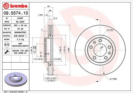 Magneti Marelli 360406018200 - Bremžu diski autospares.lv