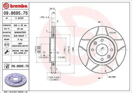 Magneti Marelli 360406018705 - Bremžu diski www.autospares.lv