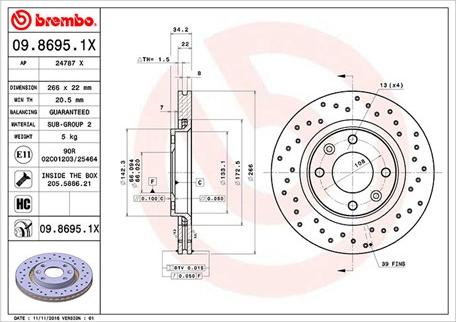 Magneti Marelli 360406018702 - Тормозной диск www.autospares.lv