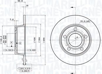 Magneti Marelli 360406013301 - Bremžu diski www.autospares.lv