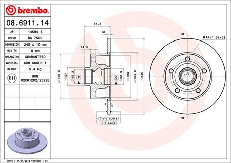 Magneti Marelli 360406012700 - Тормозной диск www.autospares.lv