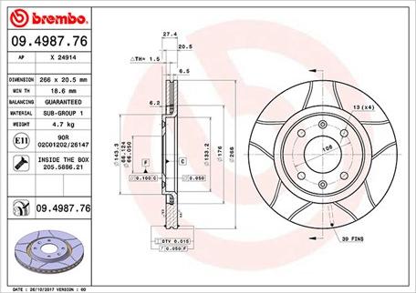 Magneti Marelli 360406017805 - Тормозной диск www.autospares.lv