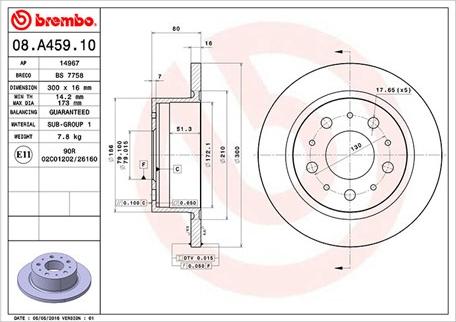 Magneti Marelli 360406089600 - Brake Disc www.autospares.lv