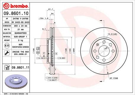 Magneti Marelli 360406039500 - Bremžu diski www.autospares.lv