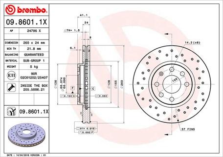 Magneti Marelli 360406039502 - Bremžu diski autospares.lv