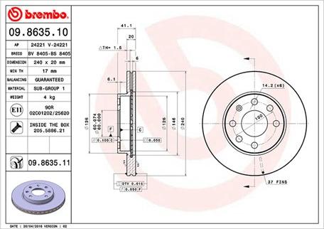 Magneti Marelli 360406039300 - Тормозной диск www.autospares.lv