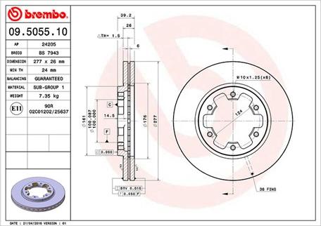 Magneti Marelli 360406035000 - Bremžu diski www.autospares.lv