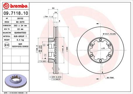 Magneti Marelli 360406036000 - Bremžu diski www.autospares.lv