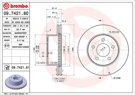 Magneti Marelli 360406030100 - Bremžu diski www.autospares.lv