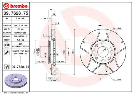 Magneti Marelli 360406038705 - Bremžu diski autospares.lv