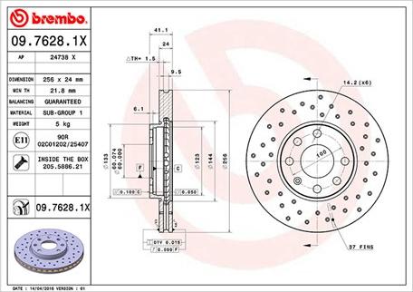 Magneti Marelli 360406038702 - Bremžu diski autospares.lv