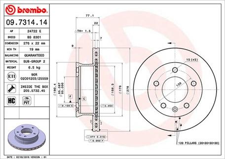 Magneti Marelli 360406032400 - Тормозной диск www.autospares.lv