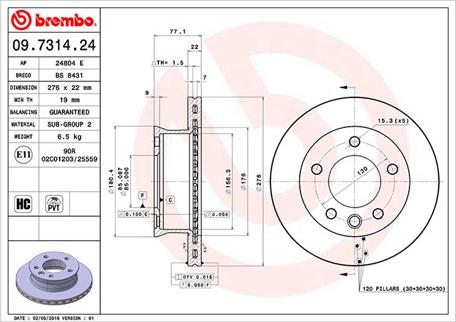 Magneti Marelli 360406032500 - Bremžu diski www.autospares.lv