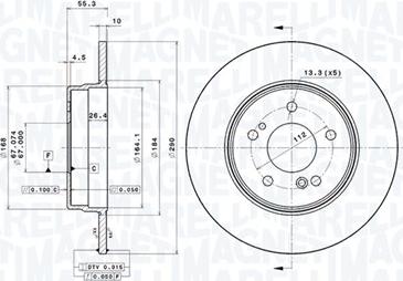 Magneti Marelli 360406032001 - Bremžu diski www.autospares.lv