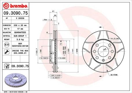 Magneti Marelli 360406037305 - Bremžu diski www.autospares.lv