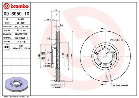 Magneti Marelli 360406025900 - Bremžu diski www.autospares.lv