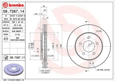 Magneti Marelli 360406020000 - Bremžu diski autospares.lv