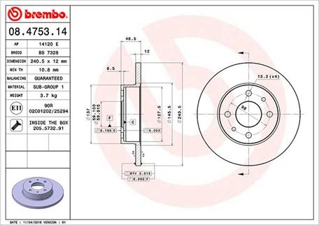 Magneti Marelli 360406028600 - Bremžu diski autospares.lv