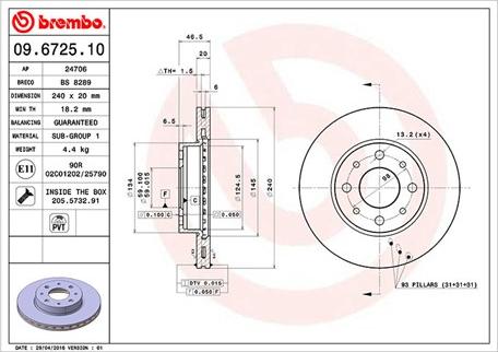 Magneti Marelli 360406023000 - Bremžu diski www.autospares.lv