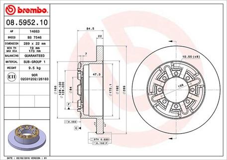 Magneti Marelli 360406022900 - Bremžu diski www.autospares.lv