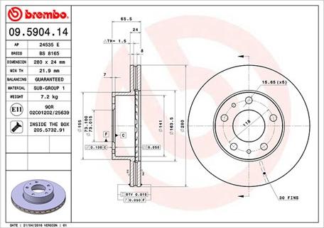 Magneti Marelli 360406022600 - Brake Disc www.autospares.lv