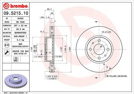 Magneti Marelli 360406022200 - Bremžu diski www.autospares.lv