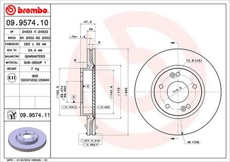 Magneti Marelli 360406027100 - Bremžu diski www.autospares.lv