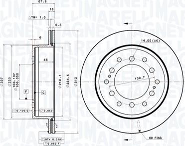 Magneti Marelli 360406071401 - Bremžu diski www.autospares.lv