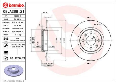 Magneti Marelli 360406164101 - Bremžu diski www.autospares.lv