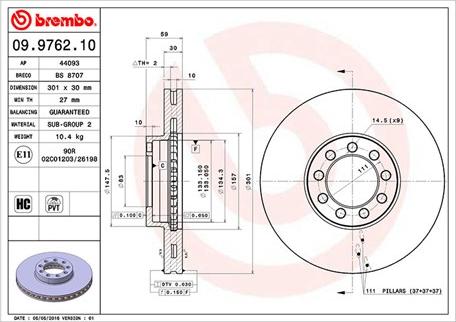 Magneti Marelli 360406109300 - Bremžu diski www.autospares.lv