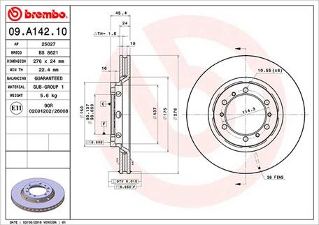 Magneti Marelli 360406105200 - Bremžu diski www.autospares.lv