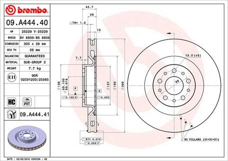 Magneti Marelli 360406106800 - Bremžu diski www.autospares.lv