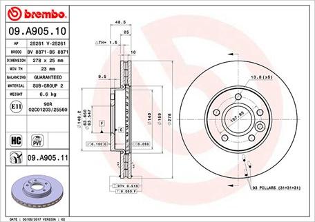 Magneti Marelli 360406107100 - Brake Disc www.autospares.lv