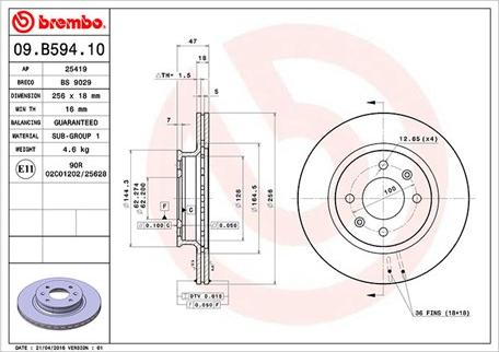 Magneti Marelli 360406114000 - Bremžu diski www.autospares.lv