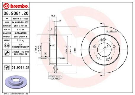 Magneti Marelli 360406114200 - Bremžu diski autospares.lv