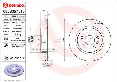 Magneti Marelli 360406110400 - Bremžu diski www.autospares.lv