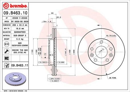 Magneti Marelli 360406110300 - Bremžu diski www.autospares.lv