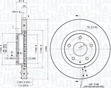 Magneti Marelli 360406185201 - Bremžu diski www.autospares.lv