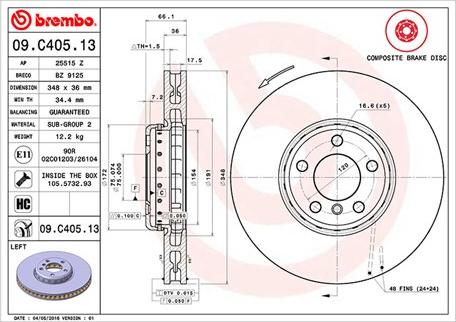 Magneti Marelli 360406130904 - Bremžu diski www.autospares.lv