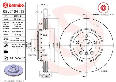 Magneti Marelli 360406130804 - Bremžu diski www.autospares.lv