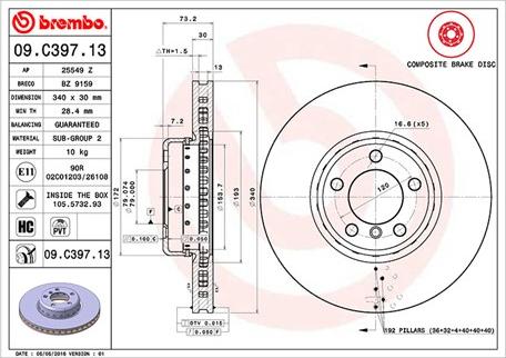 Magneti Marelli 360406130304 - Bremžu diski www.autospares.lv