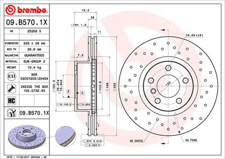 Magneti Marelli 360406131002 - Bremžu diski www.autospares.lv