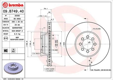 Magneti Marelli 360406124800 - Bremžu diski www.autospares.lv